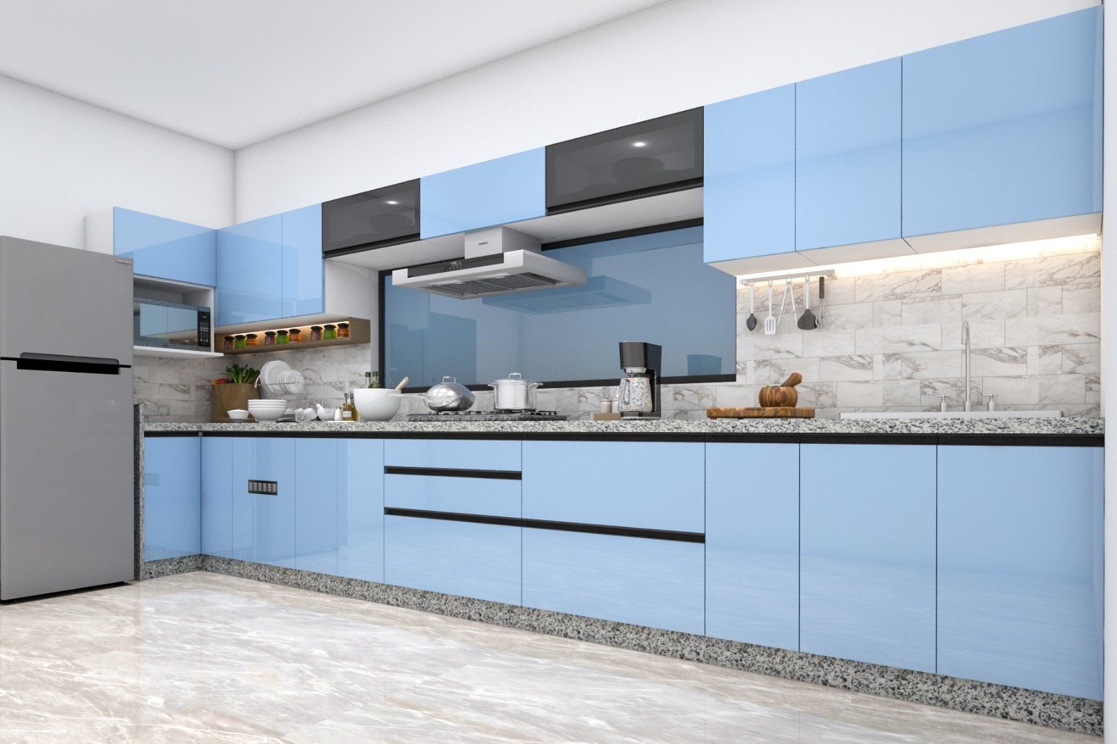 Modular kitchen design 5 by Vastva Studio