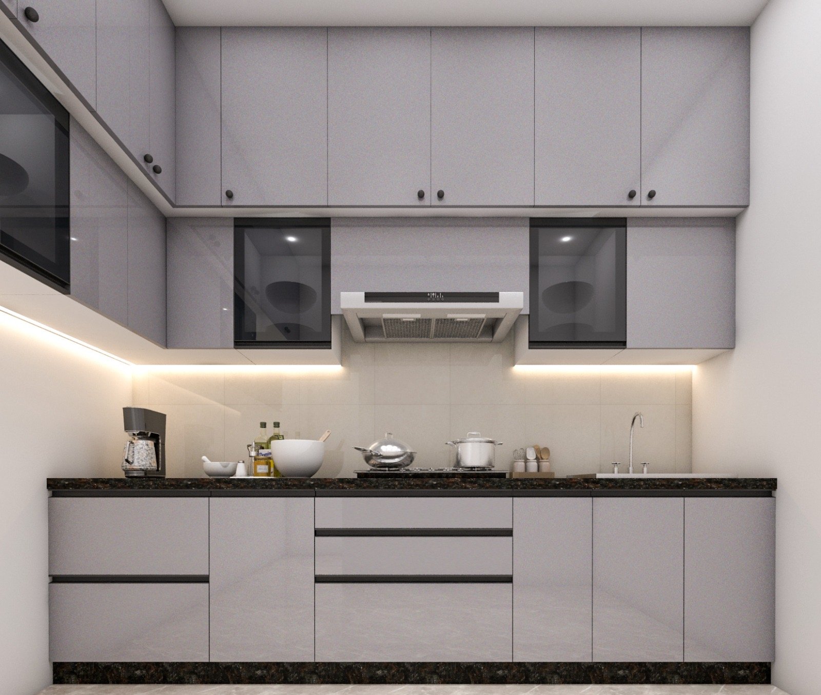 Modular kitchen design 13 by Vastva Studio