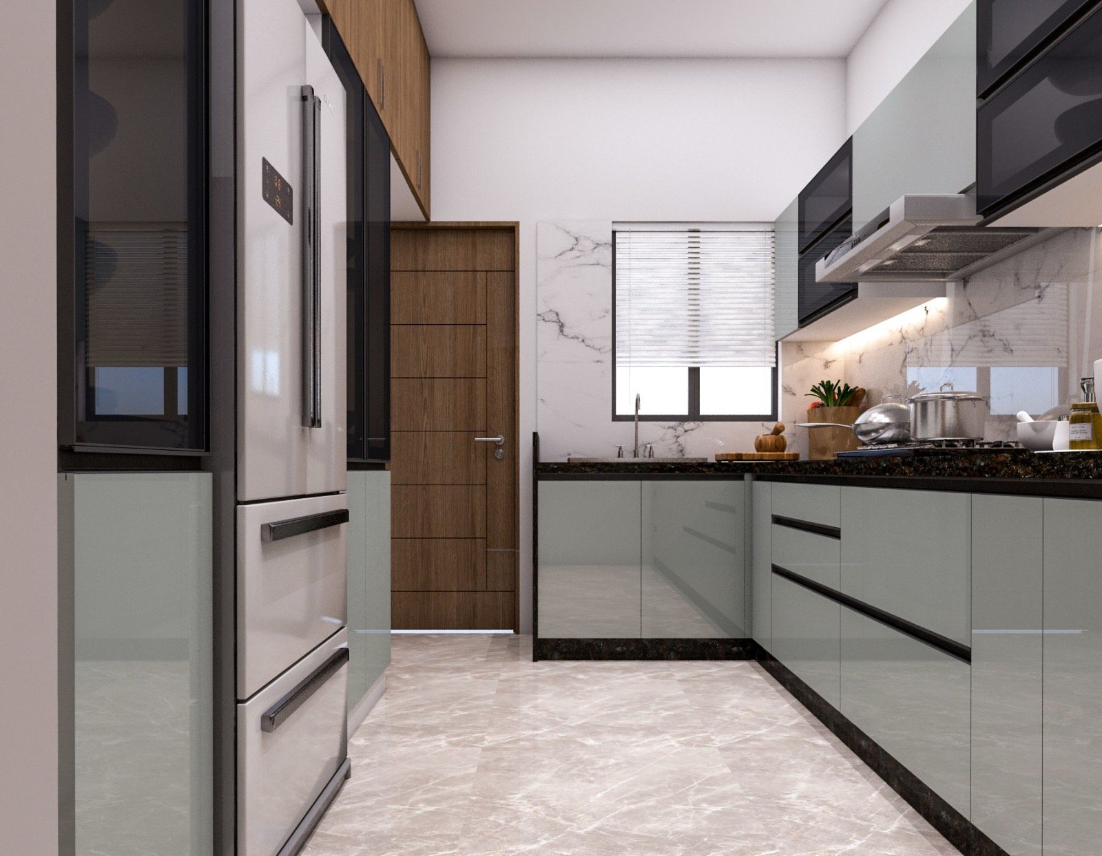 Bhilai client project: modular kitchen and office interiors visual reference