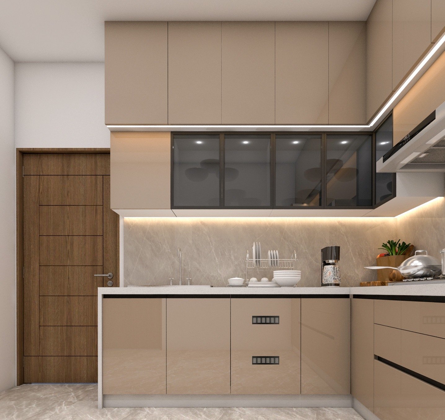 Modular kitchen design 22 by Vastva Studio