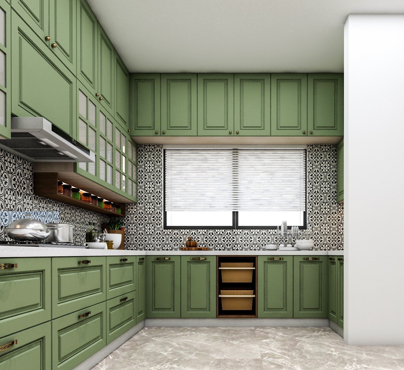 Modular kitchen design 26 by Vastva Studio