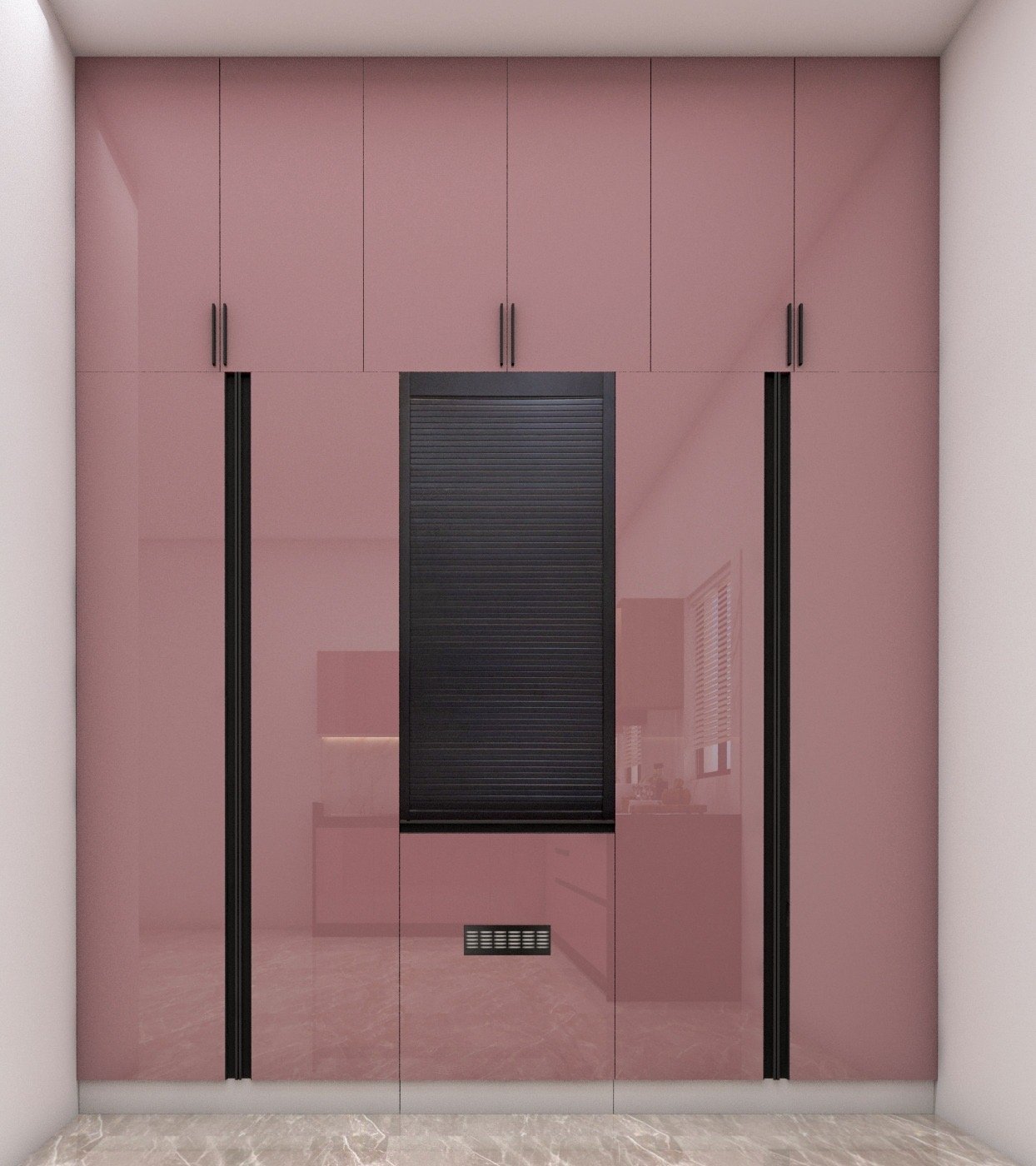 Custom wardrobe design 2 by Vastva Studio
